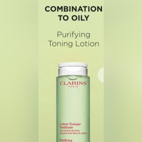 New-Sealed- Clarins- Purifying Toning Face Lotion -6.7 oz - Picture 2 of 3
